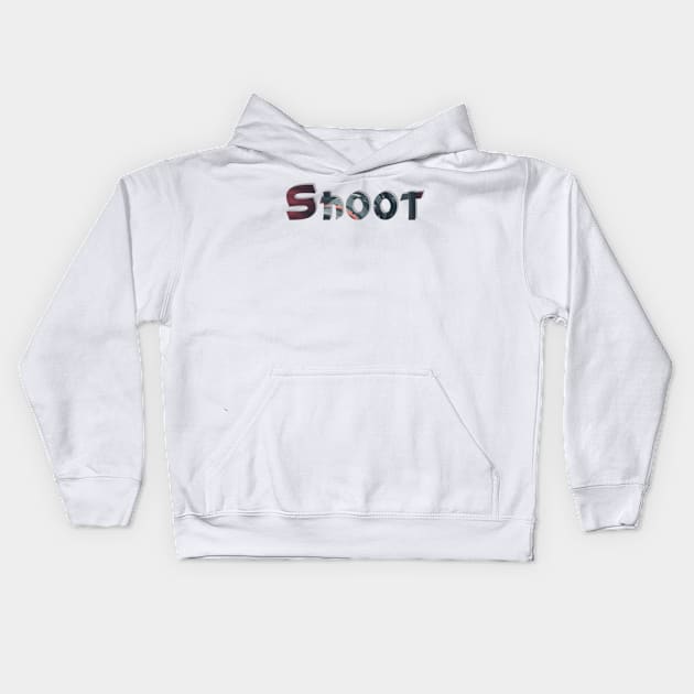 Shoot Kids Hoodie by afternoontees